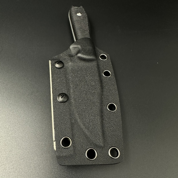 Испански ултра нож El TORERO COMPACTO, стомана D2, тактическа кания KYDEX с клипс за колан